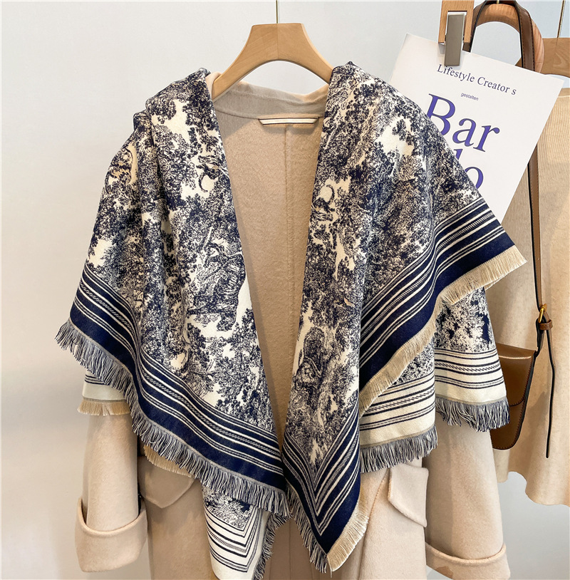 Cashmere Pashmina Wrap - Luxe Sjaal Vrouwen Kasjmier Mix Bufanda