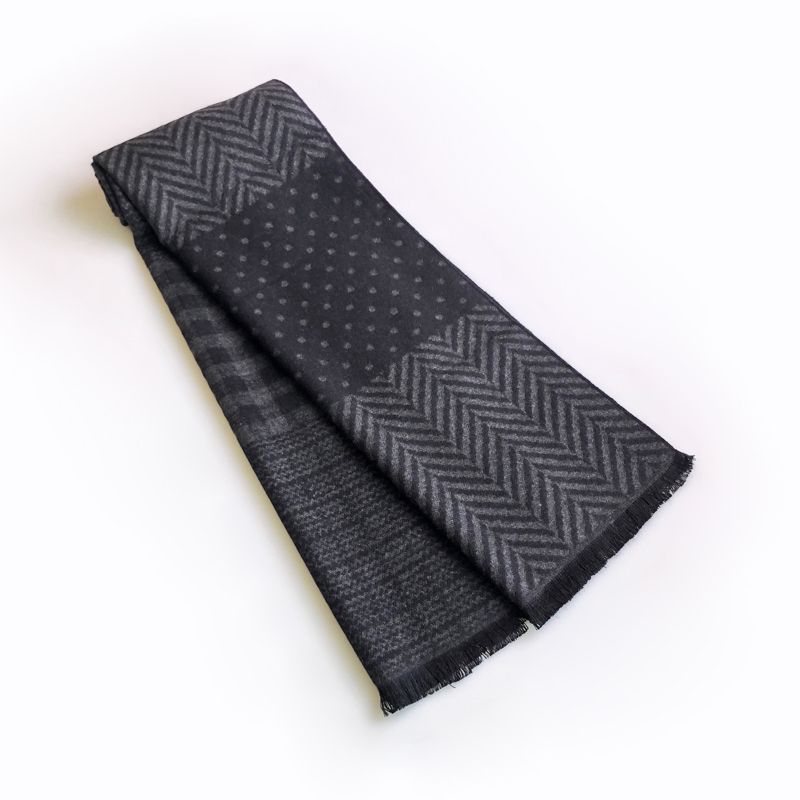 Wool Scarf Men - Mode Casual Design Cool Sjaals Kwast