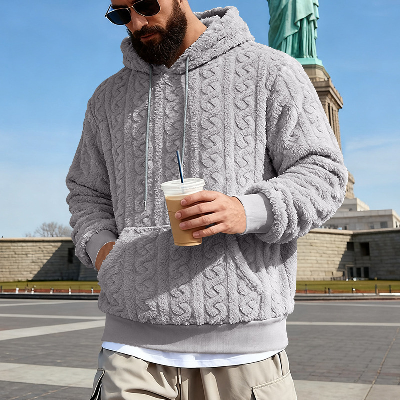Heren fleece hoodie winter war - Sherpa Hoodie Fleece recensie en prijs