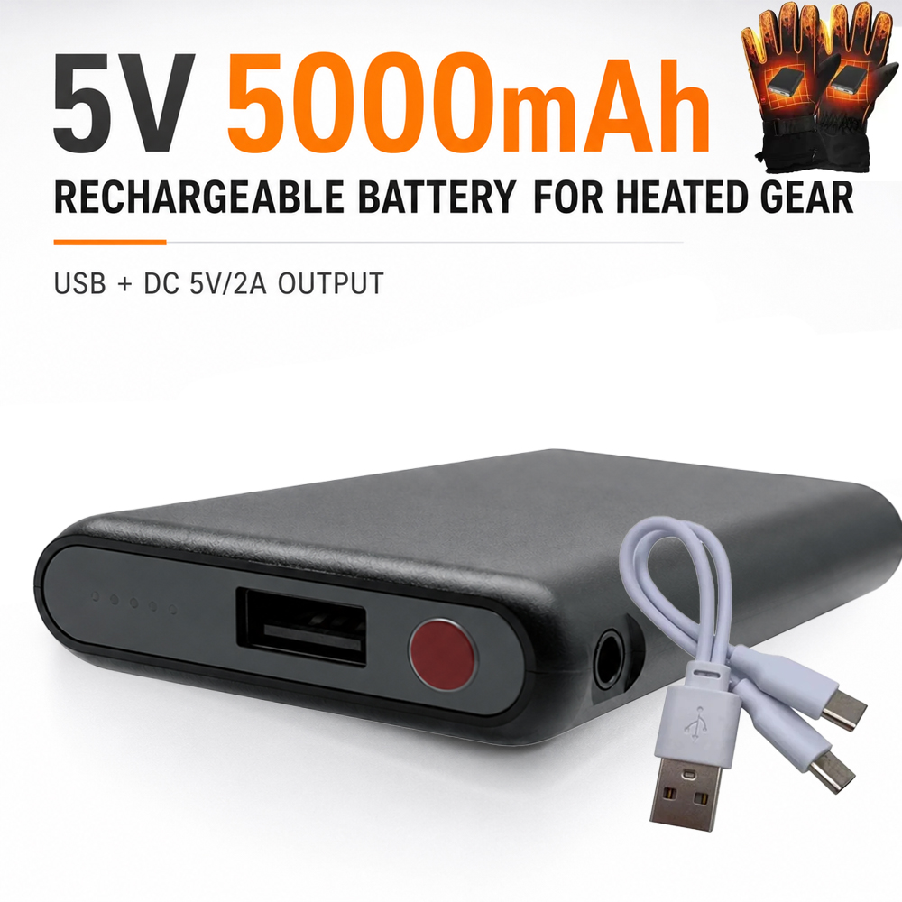 5V 5000mAh Verwarmde Handschoe - Heated Vest Battery recensie en prijs