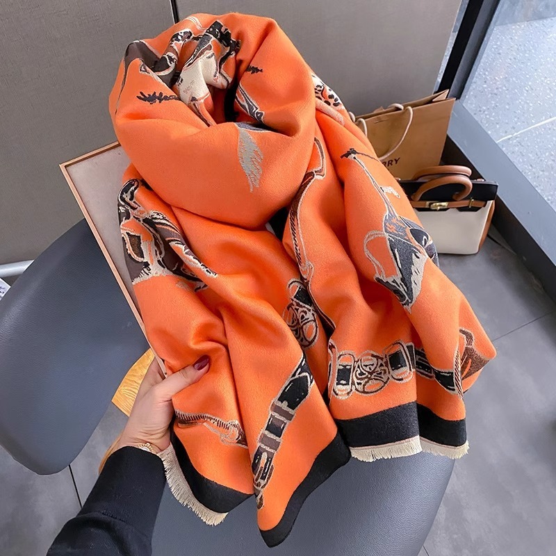 Retro Rider Horse Imitatie Kas - Wool Scarf Men recensie en prijs