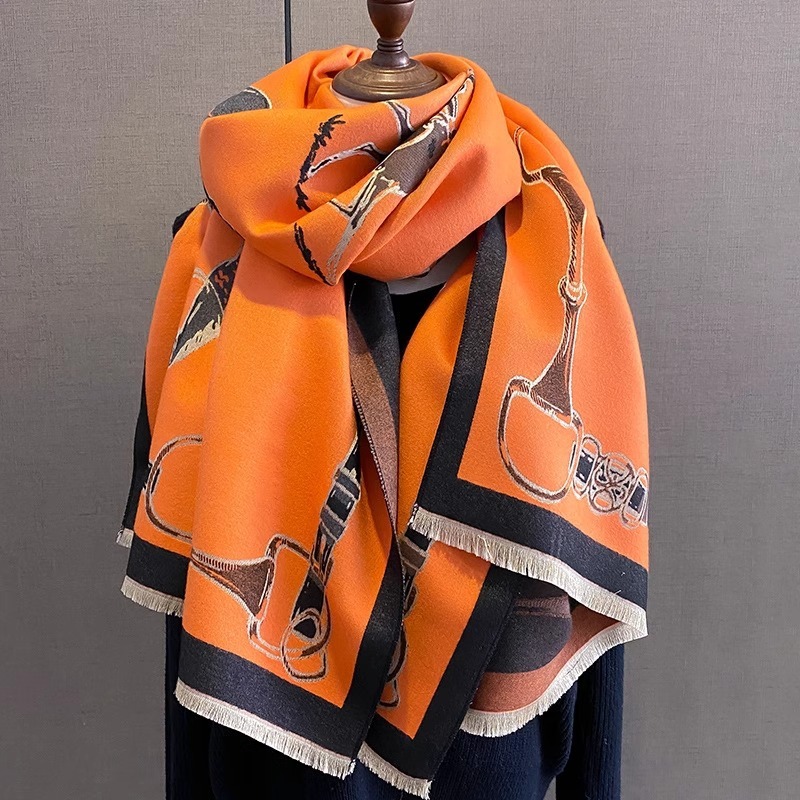 Retro Rider Horse Imitatie Kas - Wool Scarf Men recensie en prijs