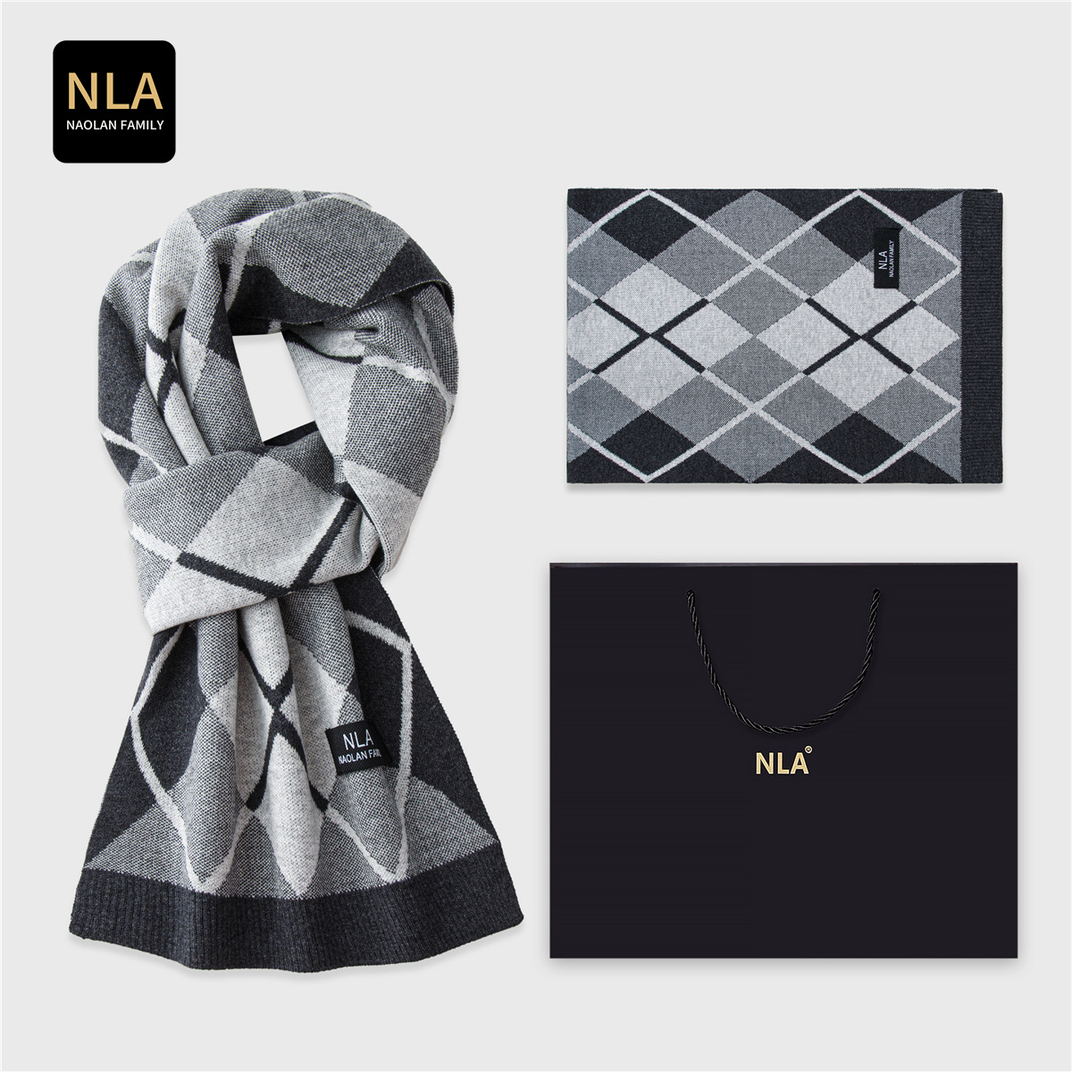 Geschenkdoos Gebreide Heren Wo - Wool Scarf Men recensie en prijs