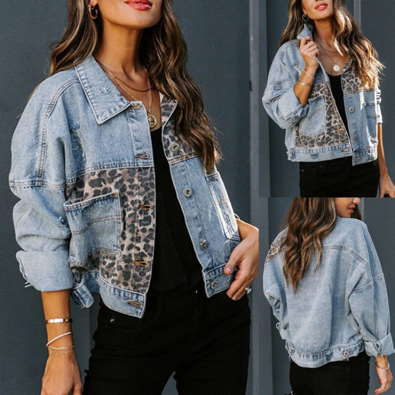 Luipaard Stiksels Denim Jas Da - Down Jacket Packable recensie en prijs