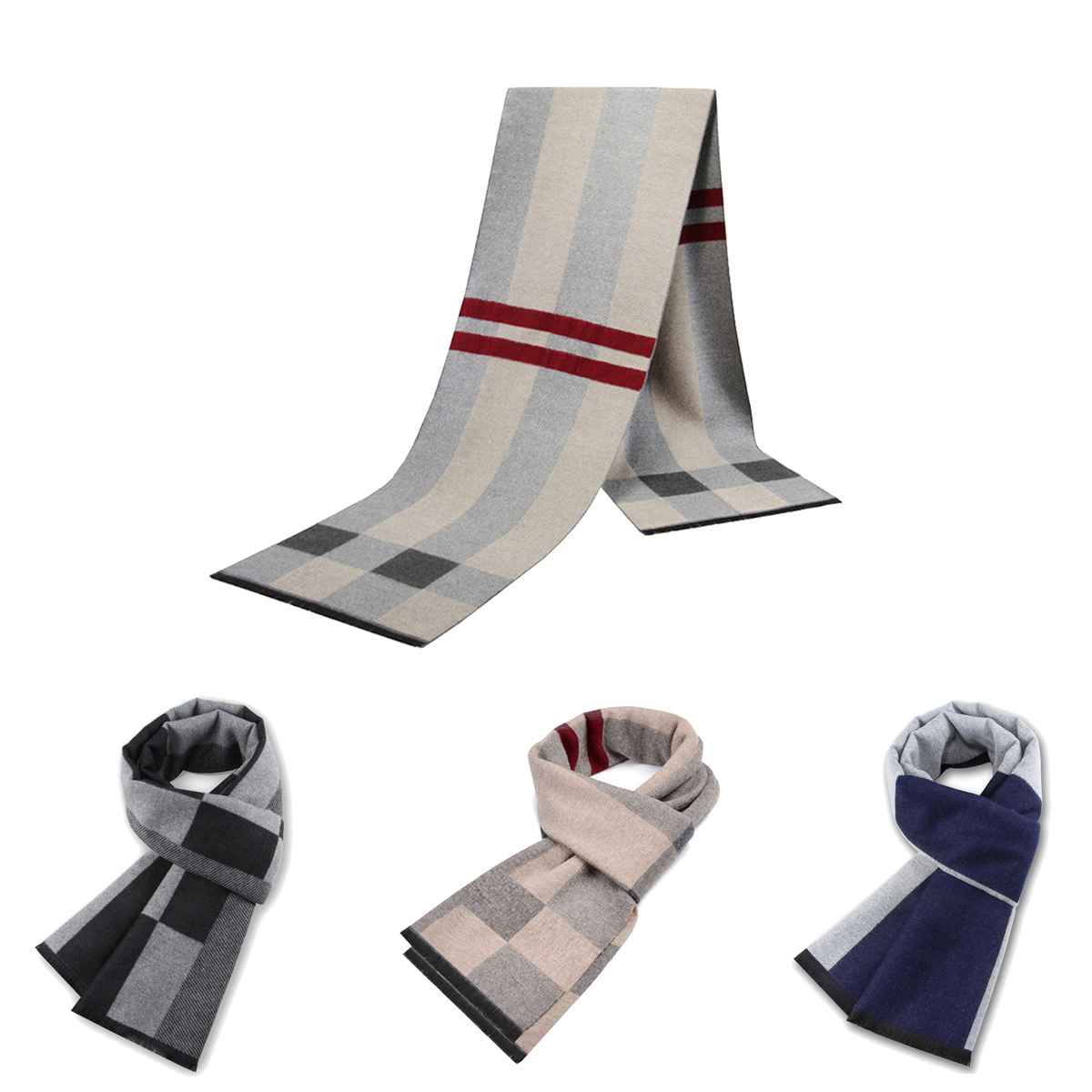 Mannen Sjaal Voor Man Winter K - Wool Scarf Men recensie en prijs
