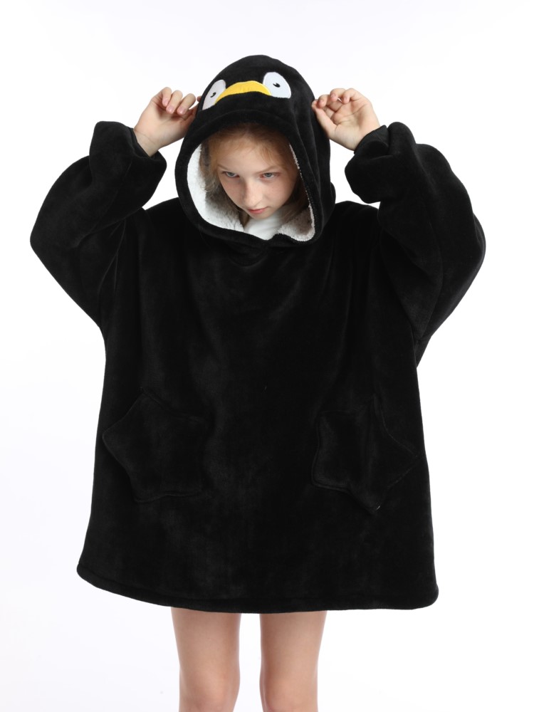 Winter Sherpa Deken Tieners Ho - Sherpa Hoodie Fleece recensie en prijs